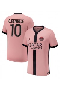 Paris Saint-Germain Ousmane Dembele #10 Voetbaltruitje 3e tenue 2024-25 Korte Mouw